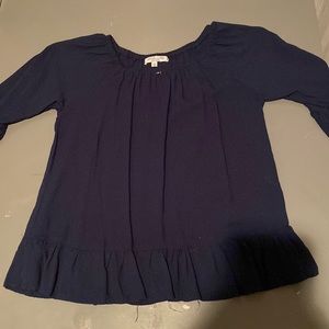 navy blue top